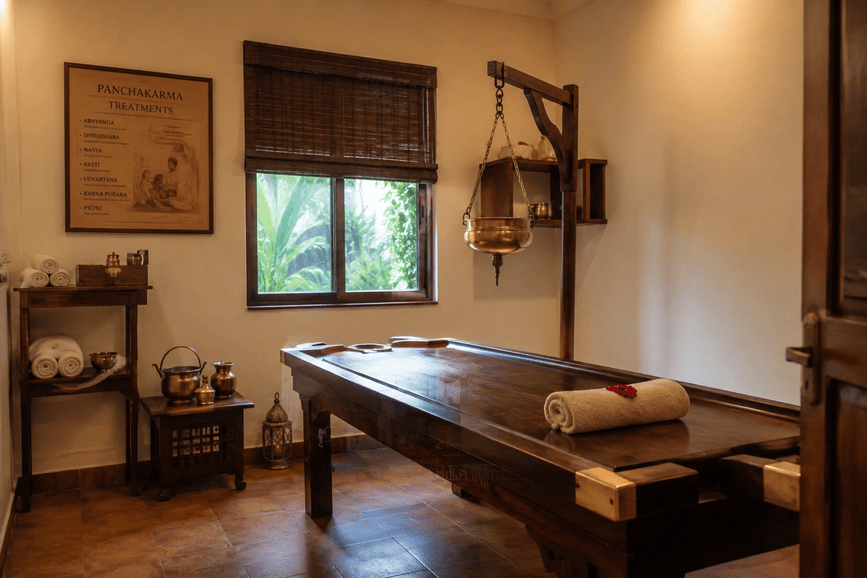 Panchakarma Therapy Room