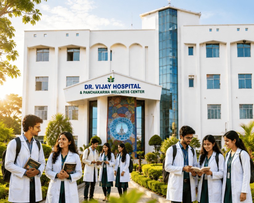 BAMS course at Dr. Vijay Ayurvedic Medical College & Hospital